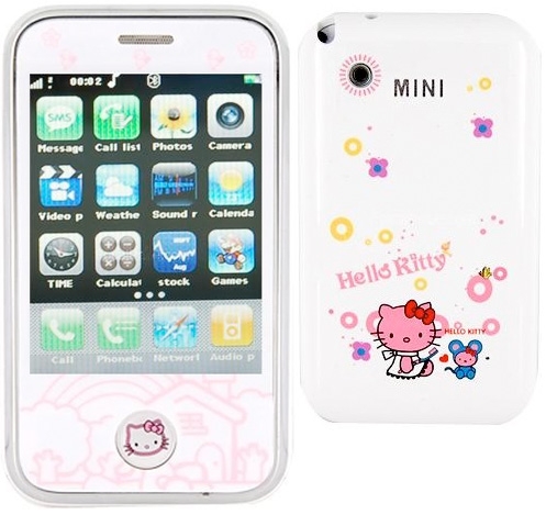  a Hello Kitty branded iPhone knockoff that just screams “I'm annoying.